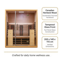 LumaTherm PureGlow Infrared Sauna Cabin — Results & Stats
