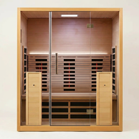 LumaTherm PureGlow Infrared Sauna Cabin — Studio Shot